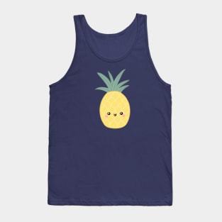 Kawaii pineapple for the fun summer time Tank Top